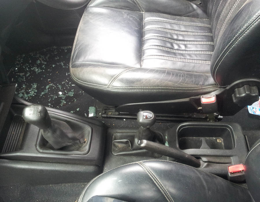 Mitsubishi Shogun Pinin centre-console